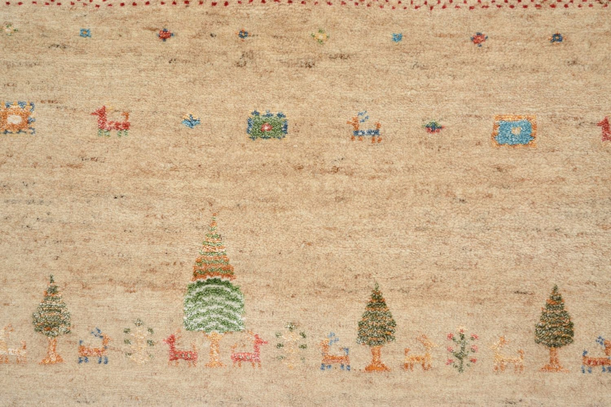 Gabbeh Rug - Loribaft Indus - 300 x 206 cm - multicolored