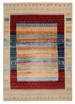Gabbeh Rug - Loribaft Indus - 343 x 241 cm - multicolored