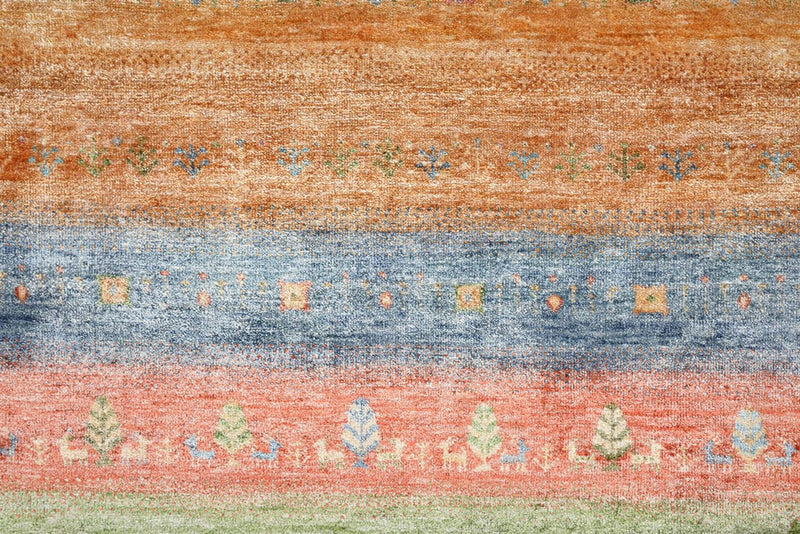 Gabbeh Rug - Loribaft Indus - 343 x 241 cm - multicolored
