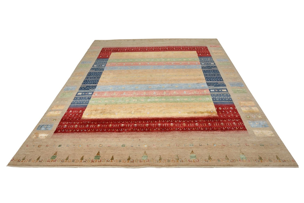 Gabbeh Rug - Loribaft Indus - 343 x 241 cm - multicolored