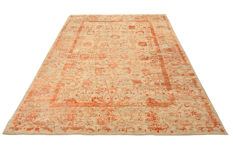 Designer Rug - 285 x 197 cm - rust