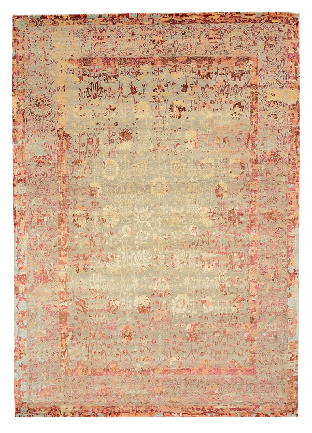 Designer Rug - 344 x 243 cm - terracotta