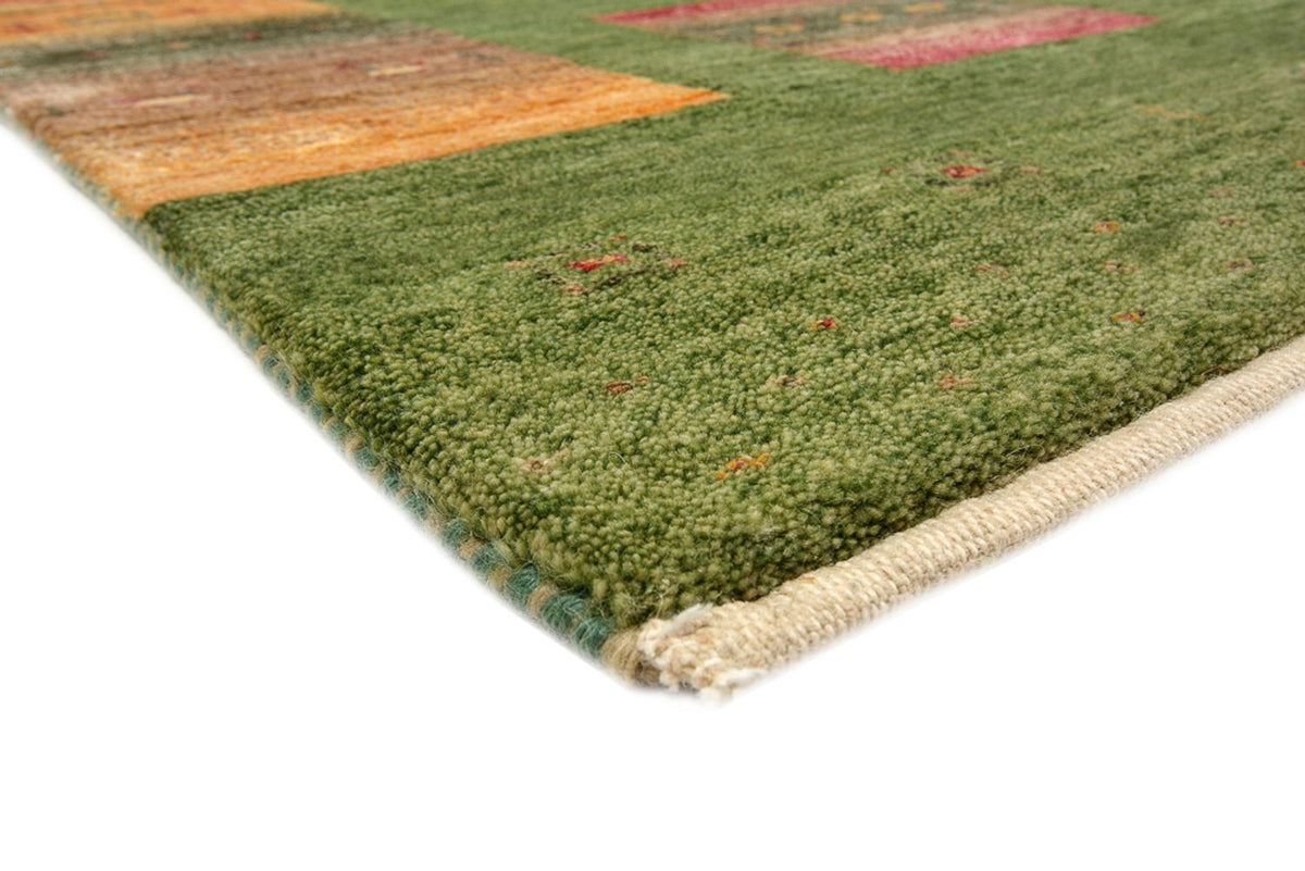 Gabbeh Rug - Loribaft Indus - 340 x 249 cm - green