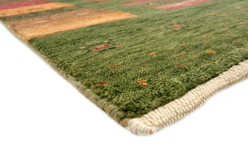 Gabbeh Rug - Loribaft Indus - 303 x 250 cm - green