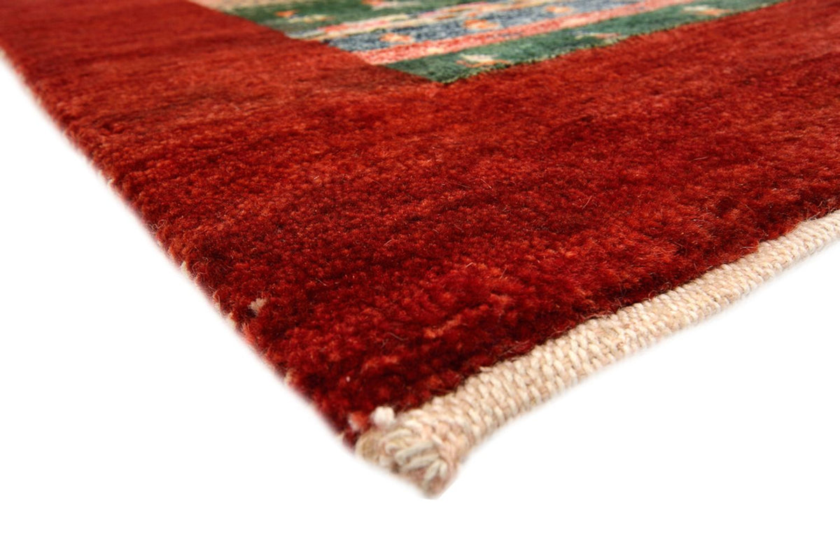 Gabbeh Rug - Loribaft Indus - 239 x 177 cm - red
