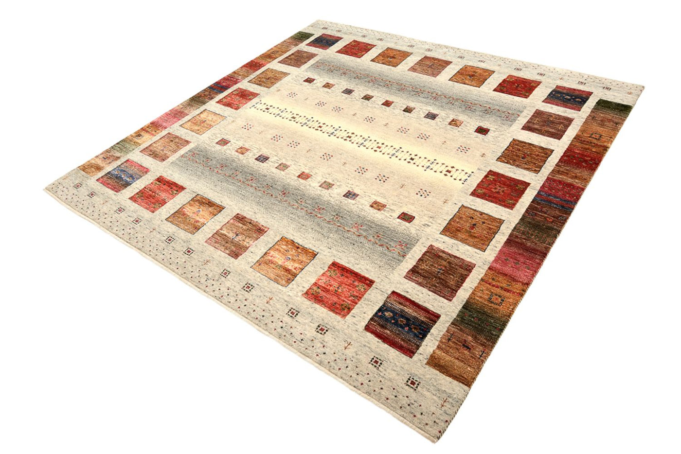 Indo Loribaft Rug 205x204cm - Wool Rug