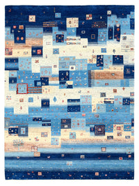 Gabbeh Rug - Loribaft Indus - 239 x 177 cm - multicolored