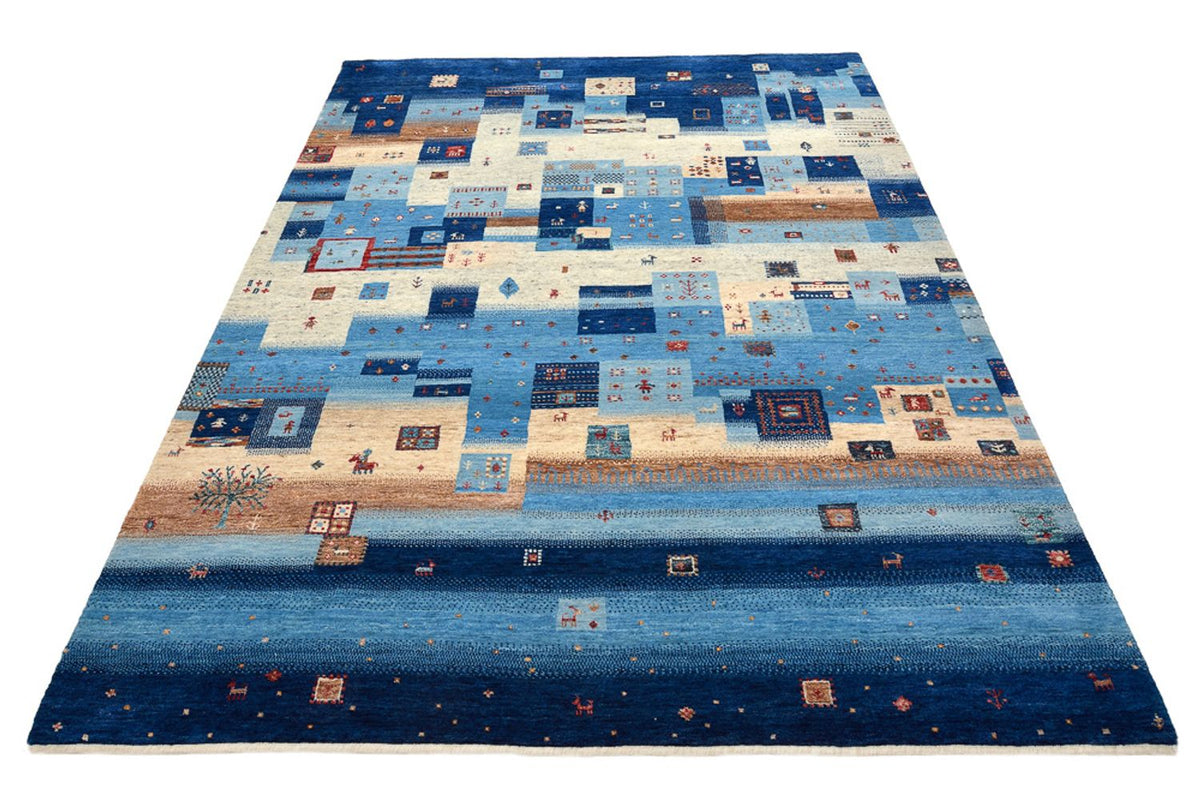 Gabbeh Rug - Loribaft Indus - 239 x 177 cm - multicolored