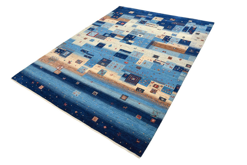 Gabbeh Rug - Loribaft Indus - 239 x 177 cm - multicolored