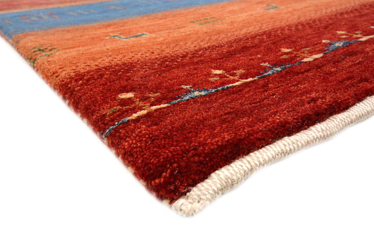 Gabbeh Rug - Loribaft Indus - 249 x 206 cm - red