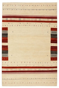 Gabbeh Rug - Loribaft Indus - 297 x 198 cm - light beige