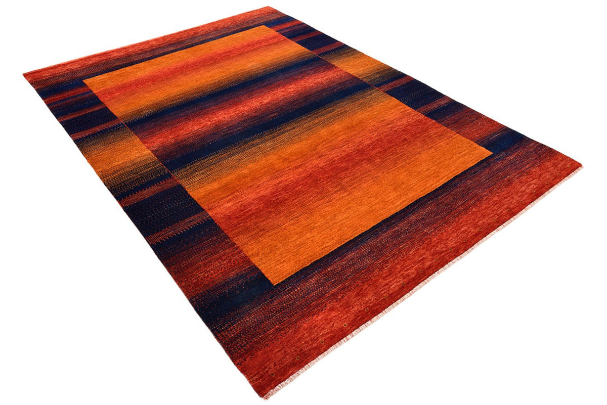 Gabbeh Rug - Loribaft Indus - 200 x 144 cm - rust