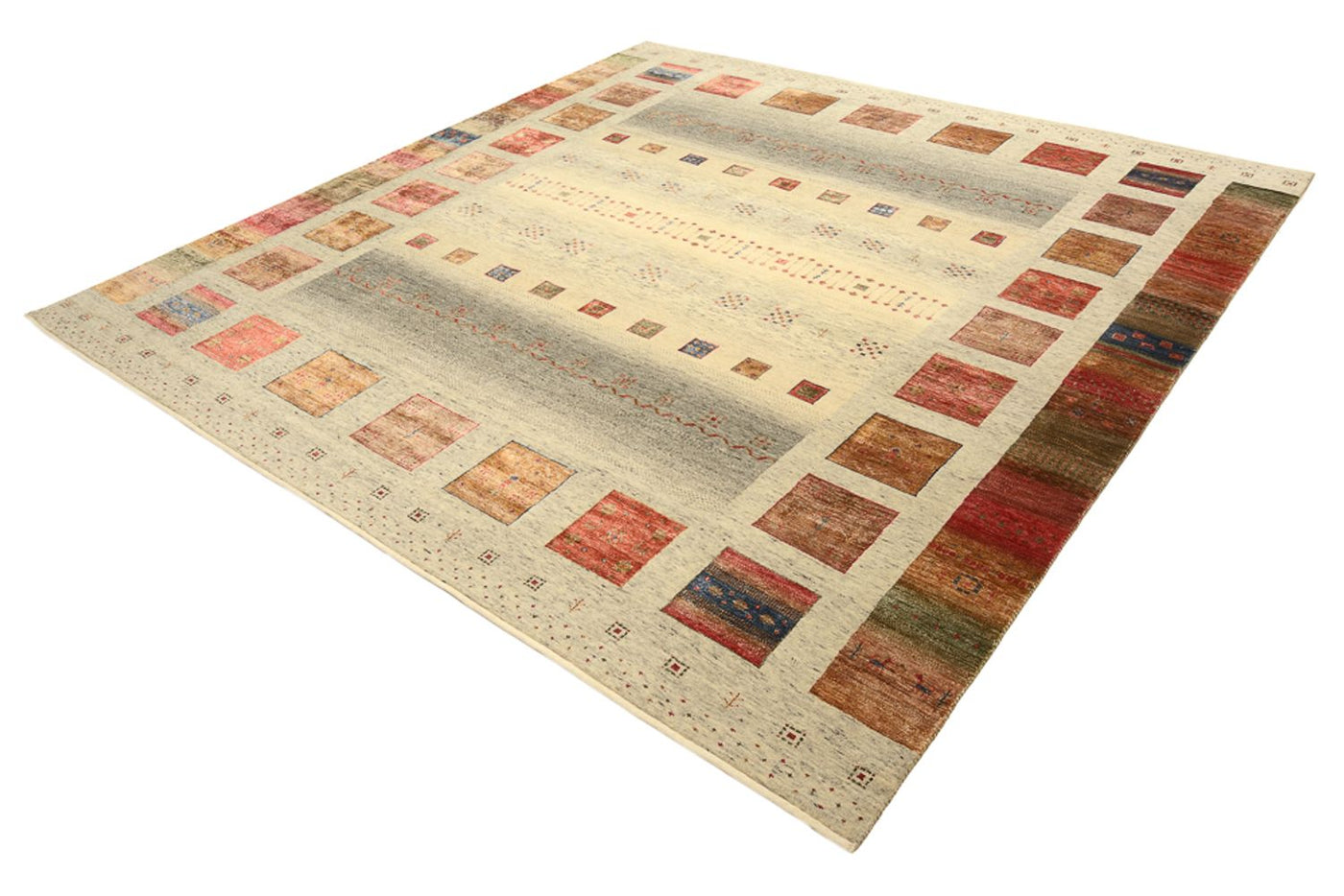 Indo Loribaft Rug 254x251cm - Wool Rug