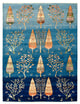 Gabbeh Rug - Loribaft Indus - 203 x 155 cm - sea blue