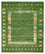 Gabbeh Rug - Loribaft Indus - 246 x 206 cm - green
