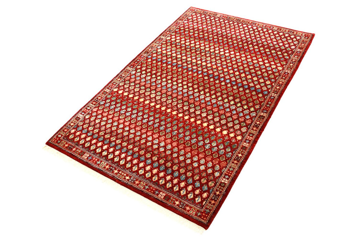 Designer Rug - 155 x 97 cm - bordeaux red