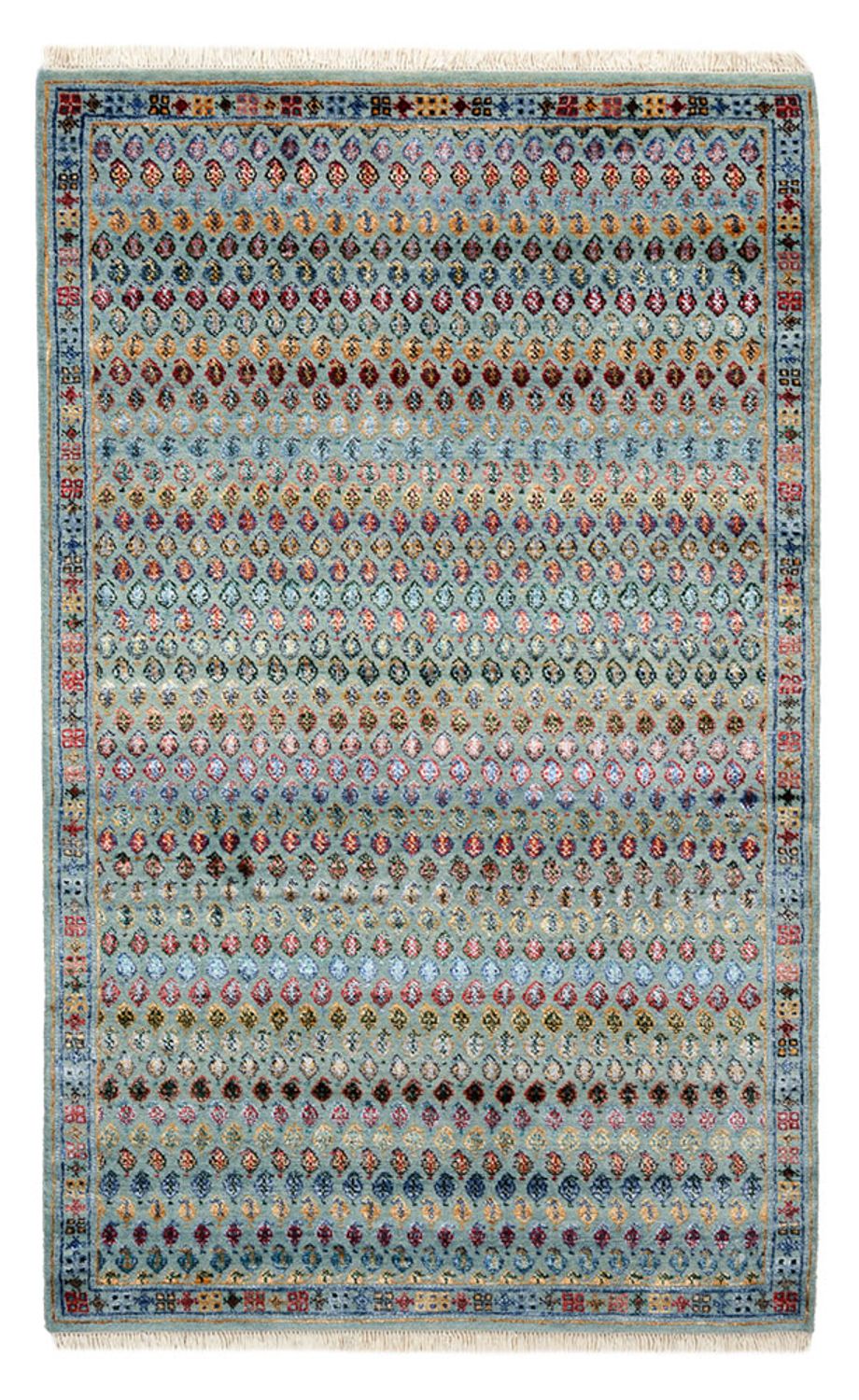 Designer Rug - 153 x 95 cm - light blue