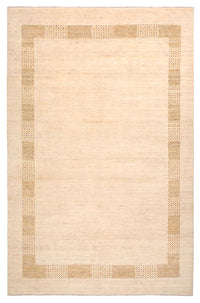 Gabbeh Rug - Loribaft Indus - 295 x 191 cm - light beige