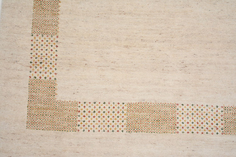 Gabbeh Rug - Loribaft Indus - 295 x 191 cm - light beige