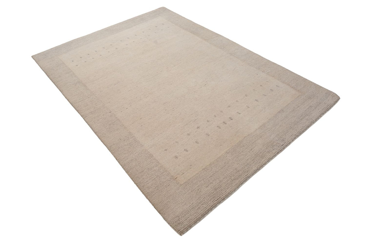 Gabbeh Rug - Loribaft Indus - 201 x 146 cm - light grey