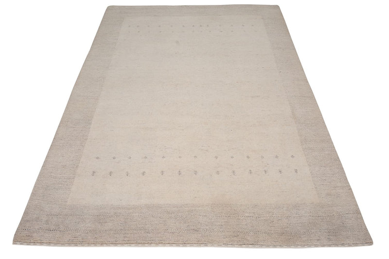 Gabbeh Rug - Loribaft Indus - 201 x 146 cm - light grey