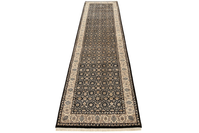 Runner Oriental Rug - Bidjar - Indus - 304 x 83 cm - dark beige