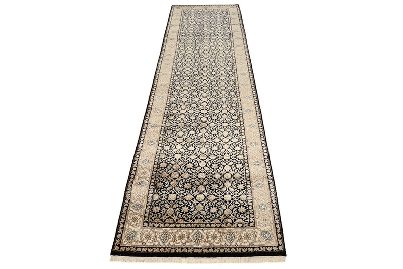 Runner Oriental Rug - Bidjar - Indus - 304 x 83 cm - dark beige