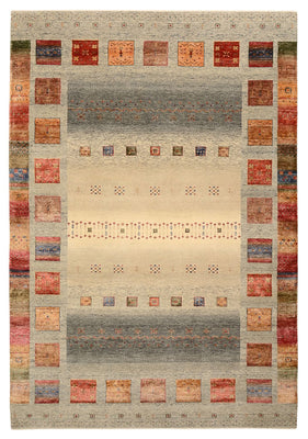 Gabbeh Rug - Loribaft Indus - 304 x 208 cm - dark beige