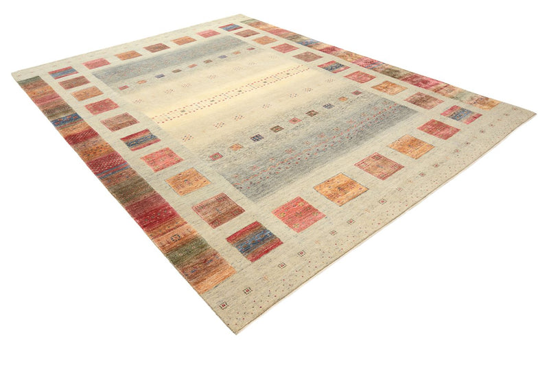 Gabbeh Rug - Loribaft Indus - 336 x 250 cm - dark beige