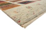 Gabbeh Rug - Loribaft Indus square  - 206 x 204 cm - dark beige