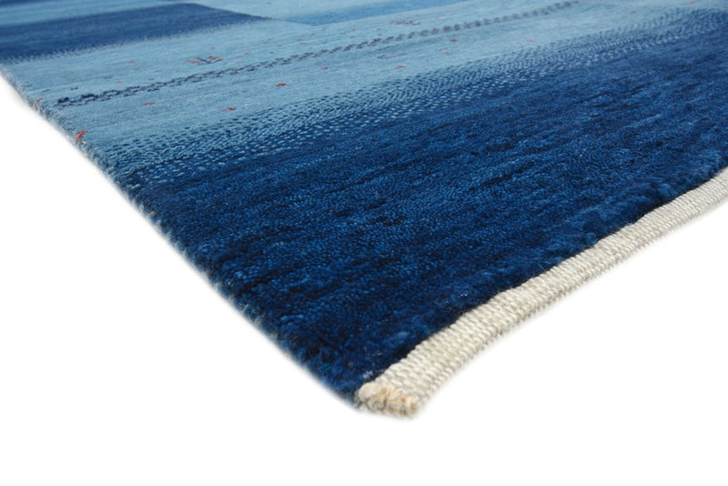 Gabbeh Rug - Loribaft Indus - 345 x 247 cm - sea blue