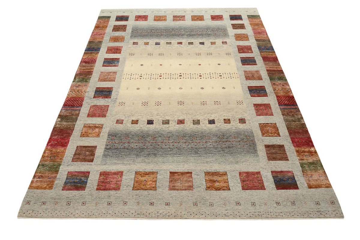 Gabbeh Rug - Loribaft Indus - 354 x 248 cm - dark beige