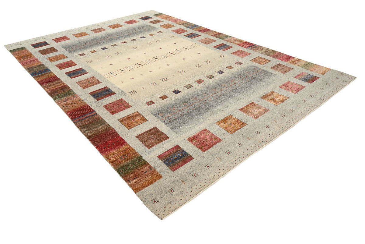 Gabbeh Rug - Loribaft Indus - 354 x 248 cm - dark beige