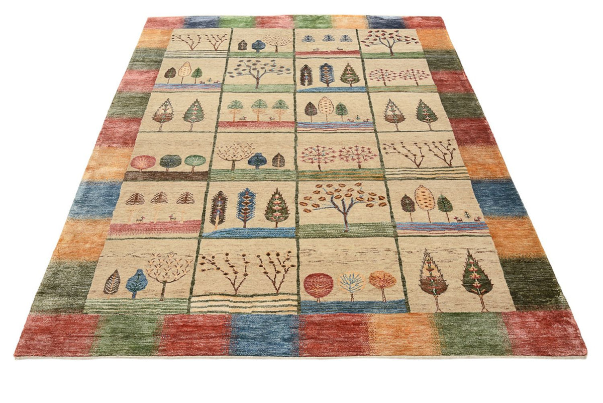 Gabbeh Rug - Loribaft Indus - 201 x 157 cm - multicolored