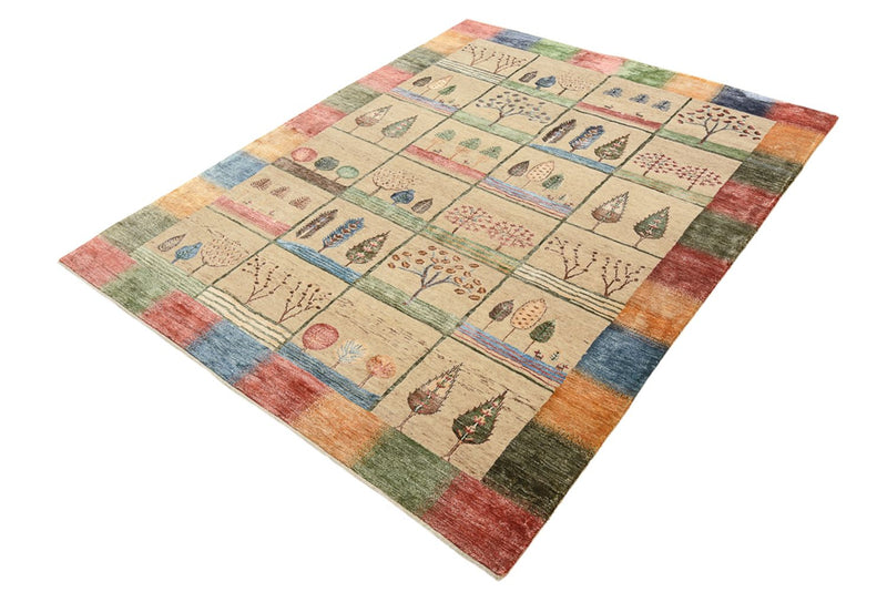 Gabbeh Rug - Loribaft Indus - 201 x 157 cm - multicolored