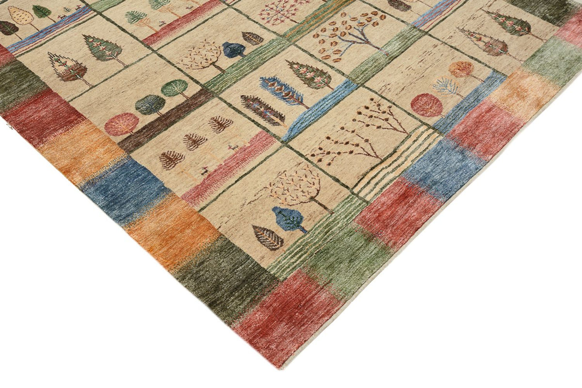 Gabbeh Rug - Loribaft Indus - 201 x 157 cm - multicolored