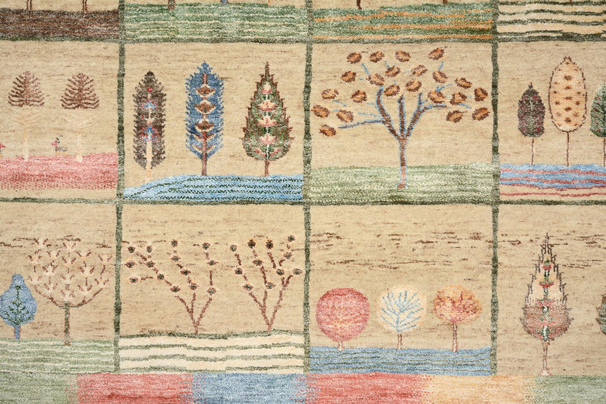 Gabbeh Rug - Loribaft Indus - 201 x 157 cm - multicolored