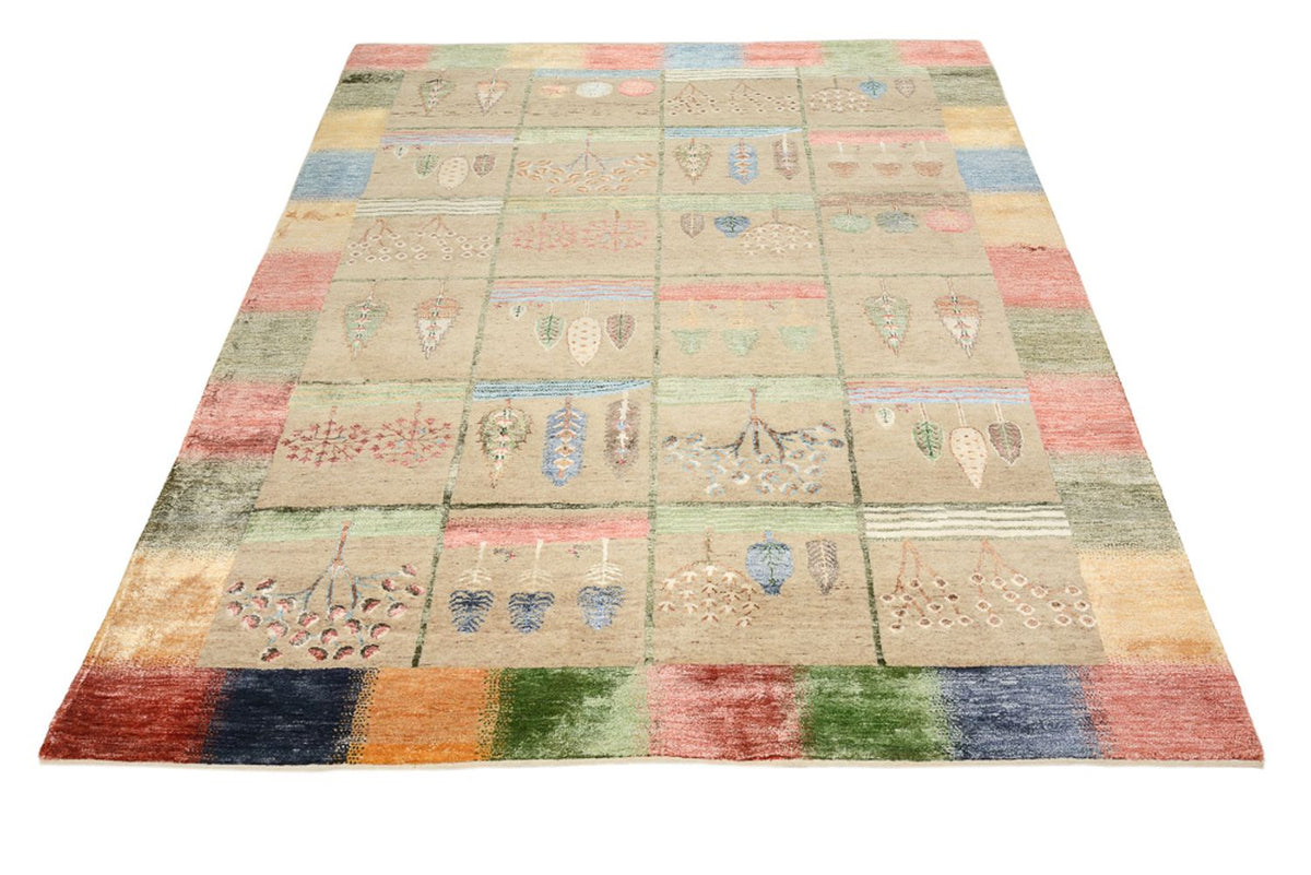 Gabbeh Rug - Loribaft Indus - 201 x 157 cm - multicolored