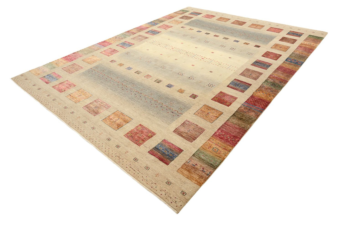 Gabbeh Rug - Loribaft Indus - 351 x 254 cm - dark beige