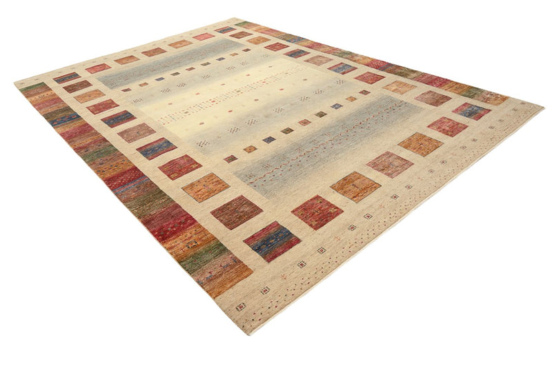Gabbeh Rug - Loribaft Indus - 351 x 254 cm - dark beige