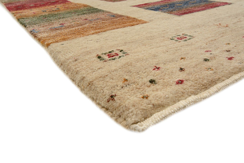 Gabbeh Rug - Loribaft Indus - 351 x 254 cm - dark beige