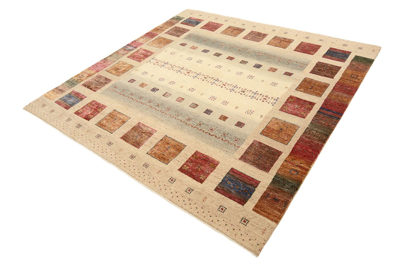Indo Loribaft Rug 206x204cm - Wool Rug