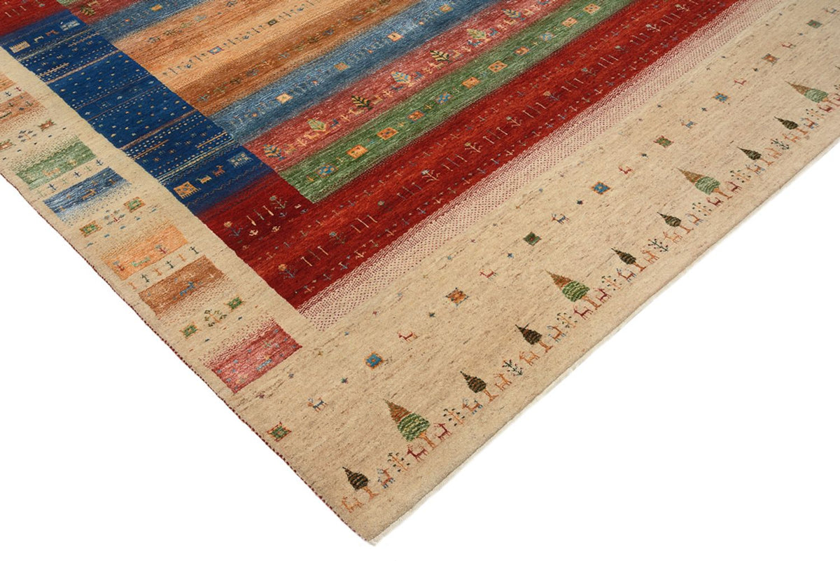 Gabbeh Rug - Loribaft Indus - 236 x 205 cm - multicolored