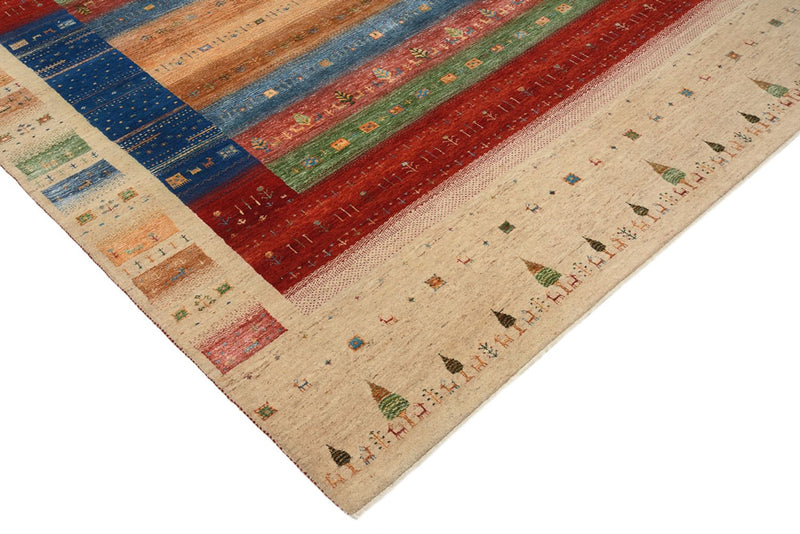 Gabbeh Rug - Loribaft Indus - 236 x 205 cm - multicolored