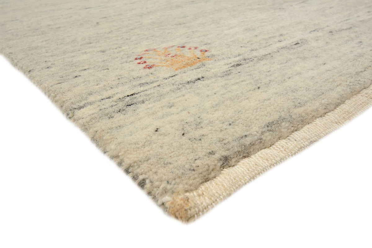 Runner Gabbeh Rug - Loribaft Indus - 241 x 85 cm - dark beige