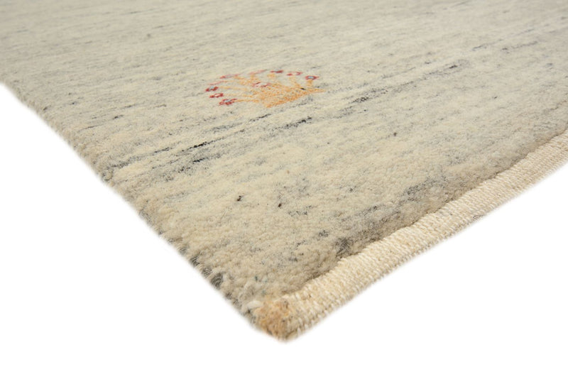 Runner Gabbeh Rug - Loribaft Indus - 241 x 85 cm - dark beige