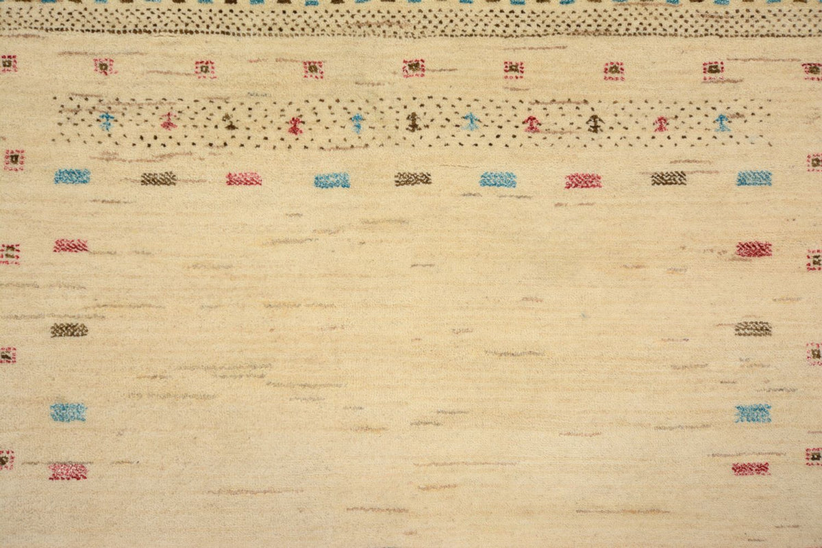 Gabbeh Rug - Loribaft Indus - 152 x 106 cm - light beige
