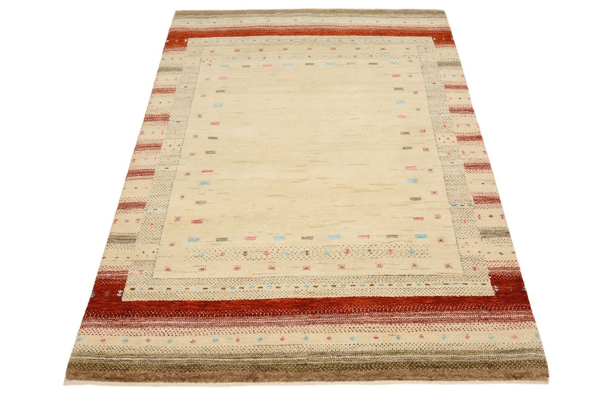 Gabbeh Rug - Loribaft Indus - 152 x 106 cm - light beige