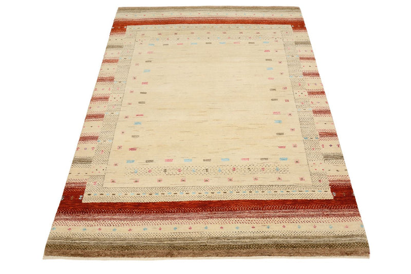 Gabbeh Rug - Loribaft Indus - 152 x 106 cm - light beige