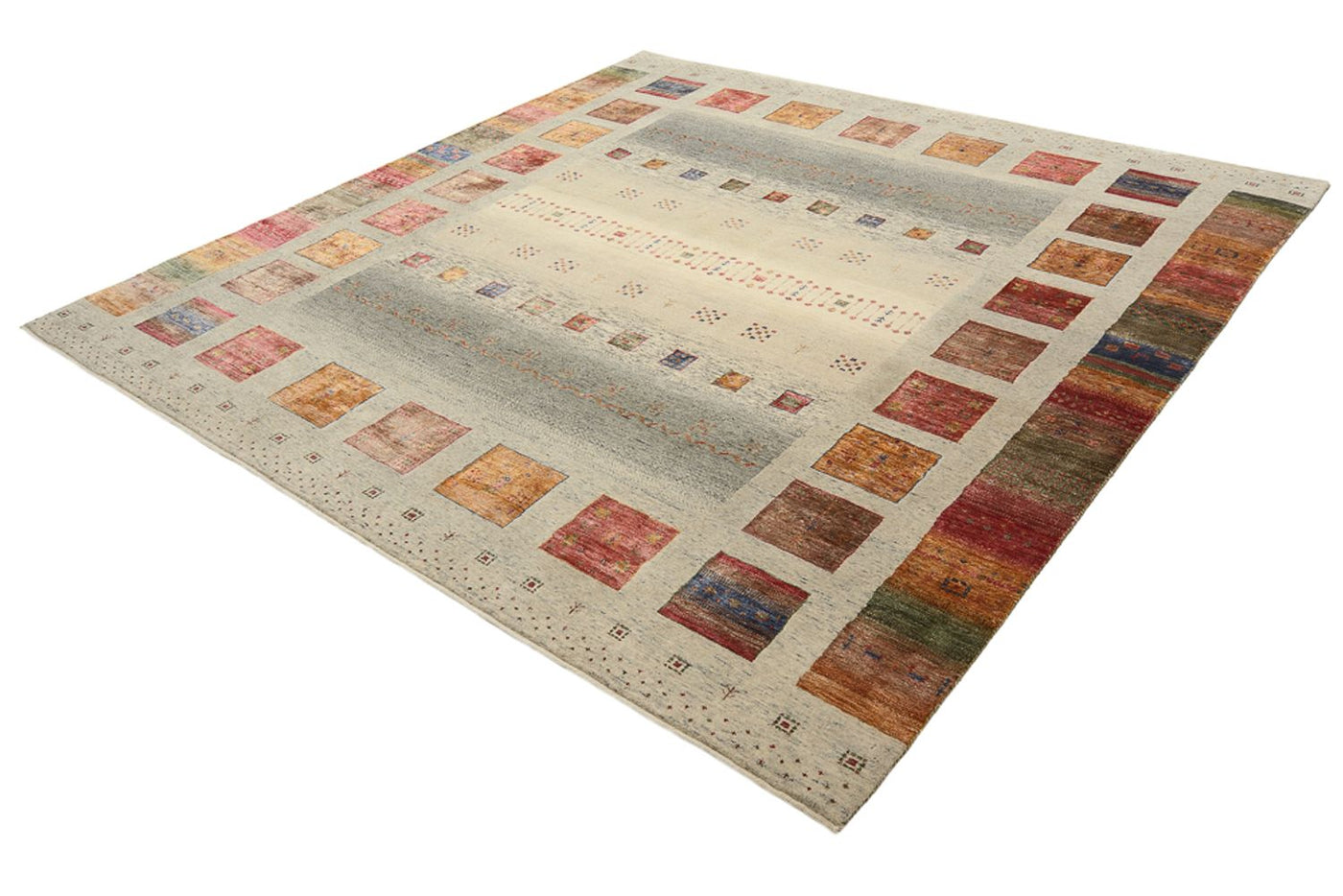 Indo Loribaft Rug 249x248cm - Wool Rug